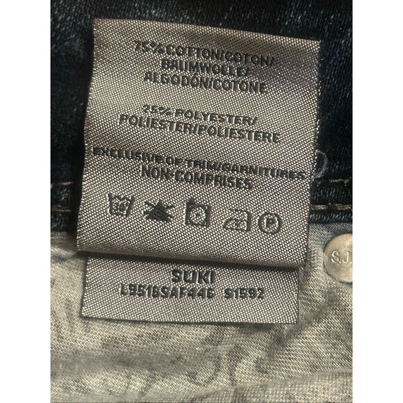 Silver Jeans Womens Size 30x34 Suki Boot Blue Denim (5799) - Picture 9 of 9